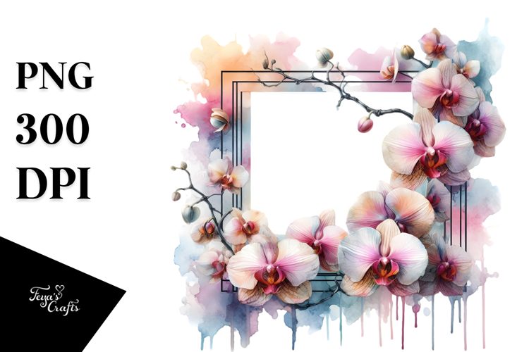 Orchid Clipart Image 8