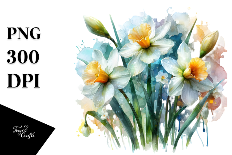 Narcissus Sublimation PNG