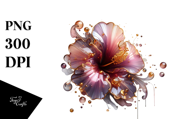 Hibiscus Flower Clipart Image 3