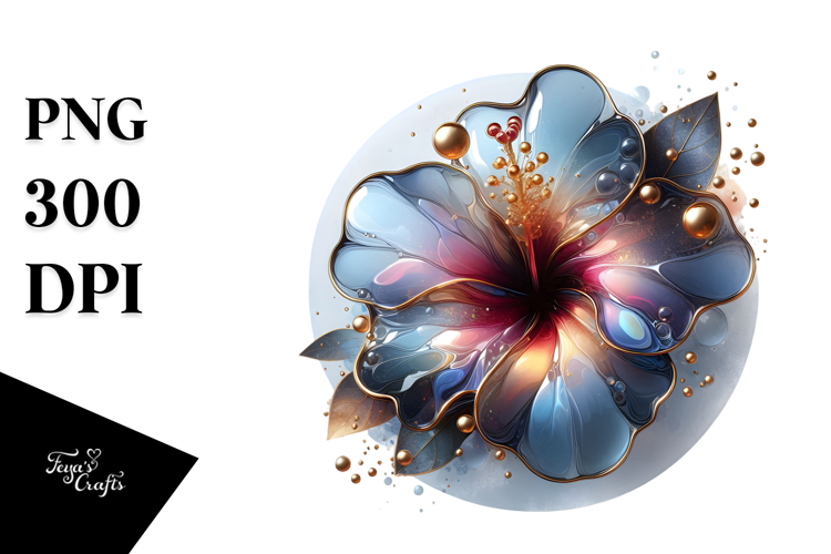 Hibiscus Flower Clipart Image 14