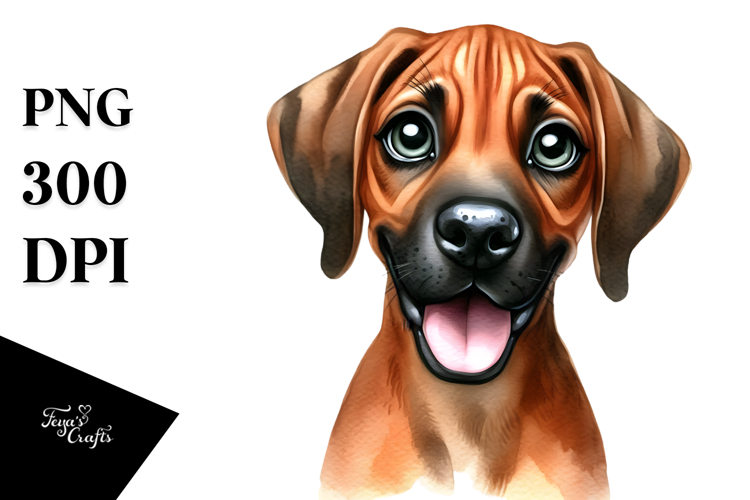 Cute Rhodesian Ridgeback PNG