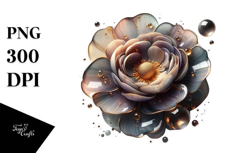 Abstract Ranunculus PNG