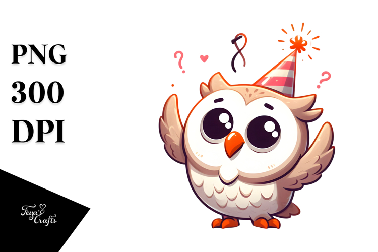 Silly Cartoon Owl, Trending Art