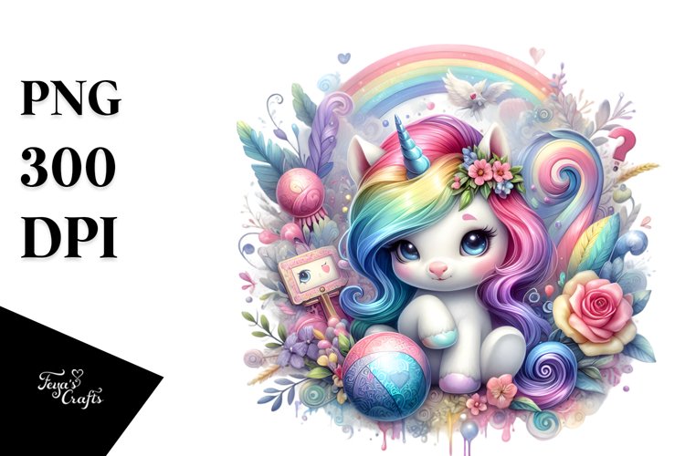 Unicorn Clipart Image 13