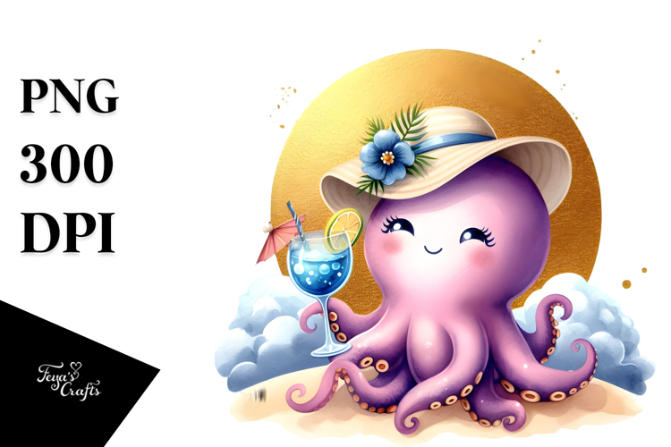 Octopus Clipart Image 11
