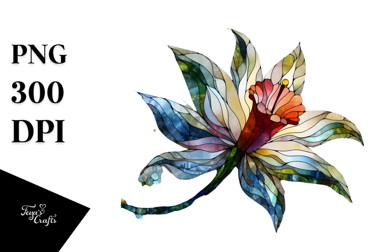 Stained Daffodil PNG