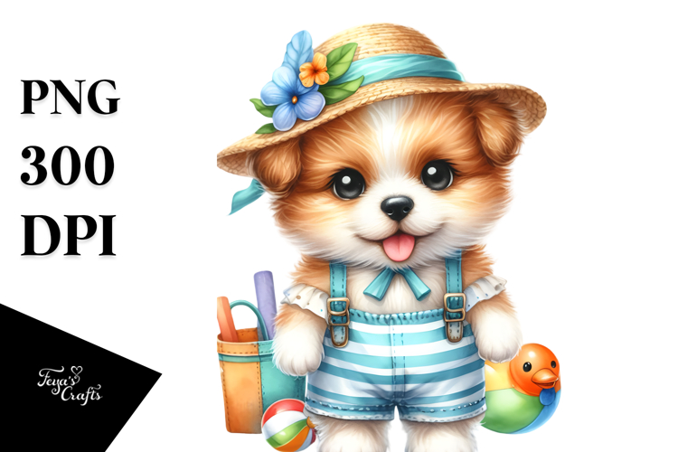Cute Beach Clipart Image 19