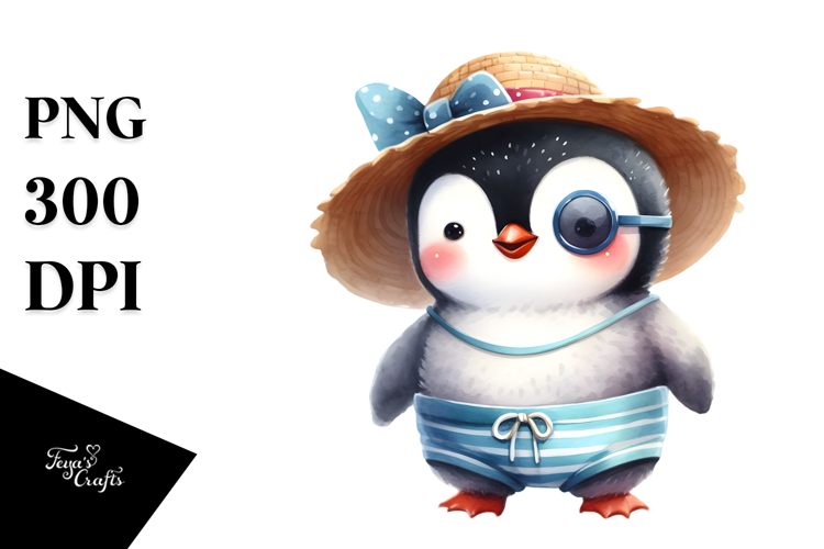 Penguin Clipart Image 13