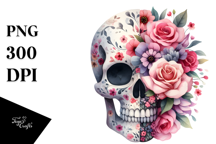 Cute Skull Clipart Image 15