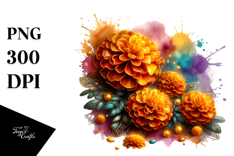 Marigold Clipart Image 2