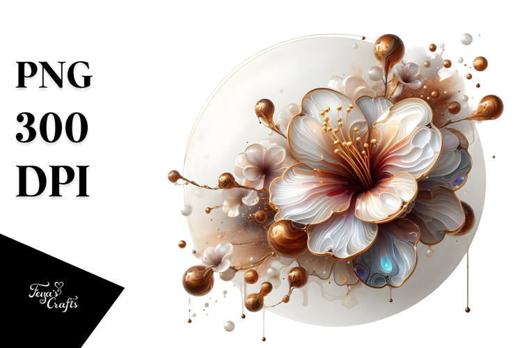 Abstract Glossy Azalea PNG