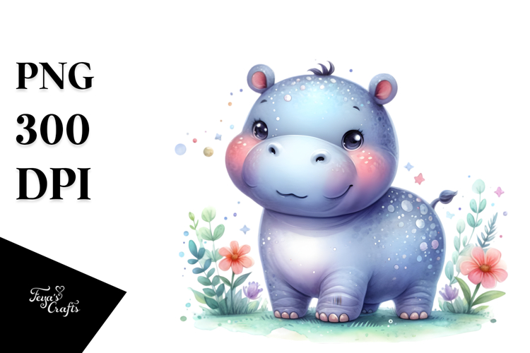 Hippo Clipart Image 13