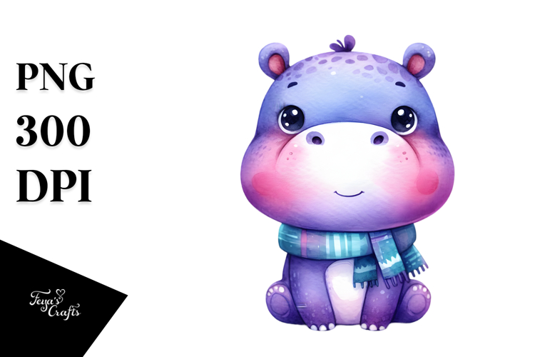 Hippo Clipart Image 12
