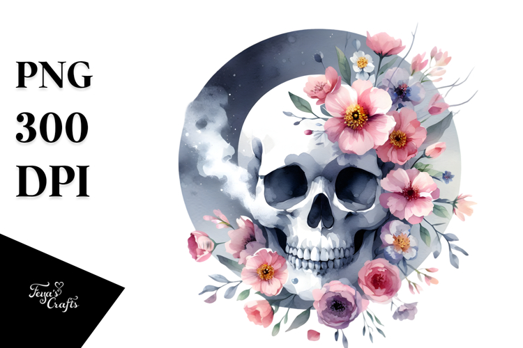 Cute Skull Clipart Image 21