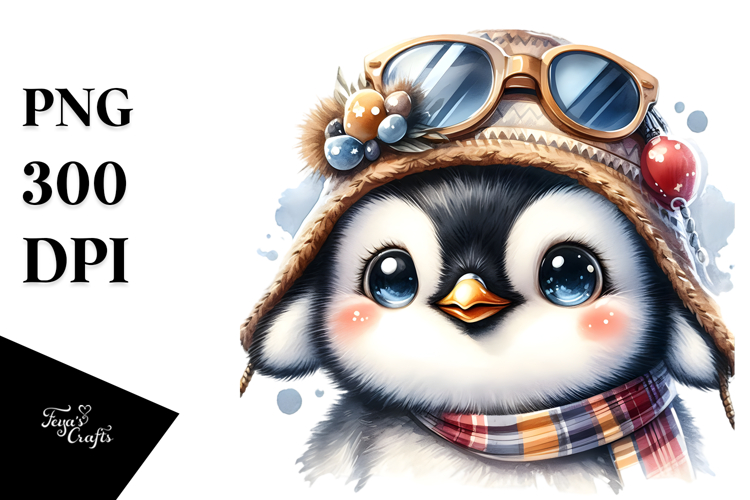 Penguin Clipart Image 13