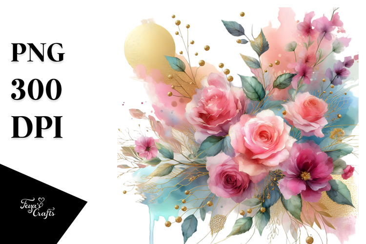 Pink Roses Png Image 17