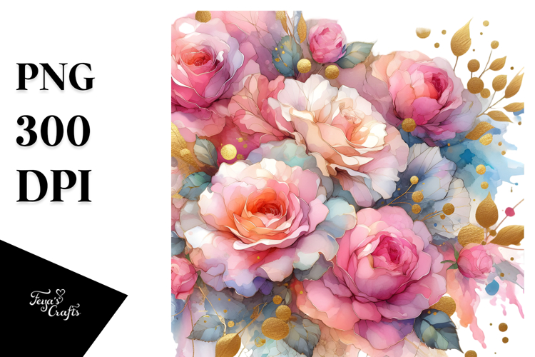 Pink Roses Png Image 16