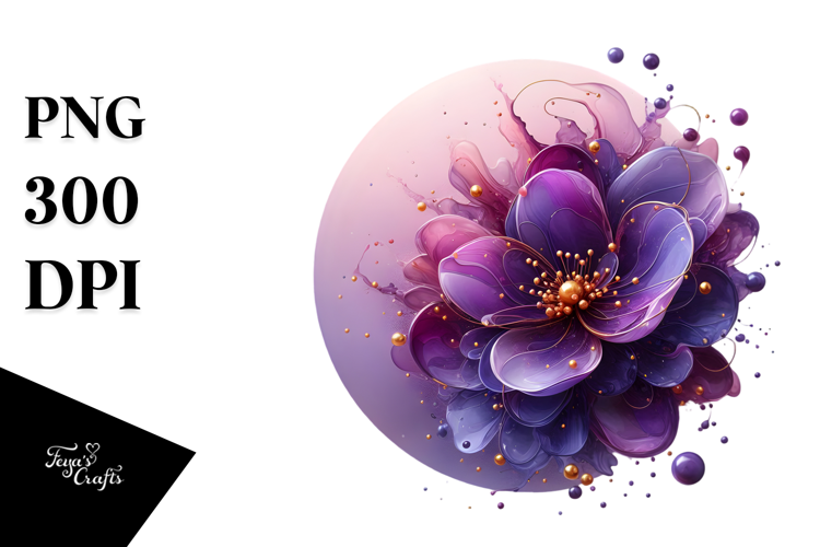 Abstract Violet PNG