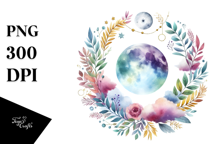 Boho Flower Clipart Image 2