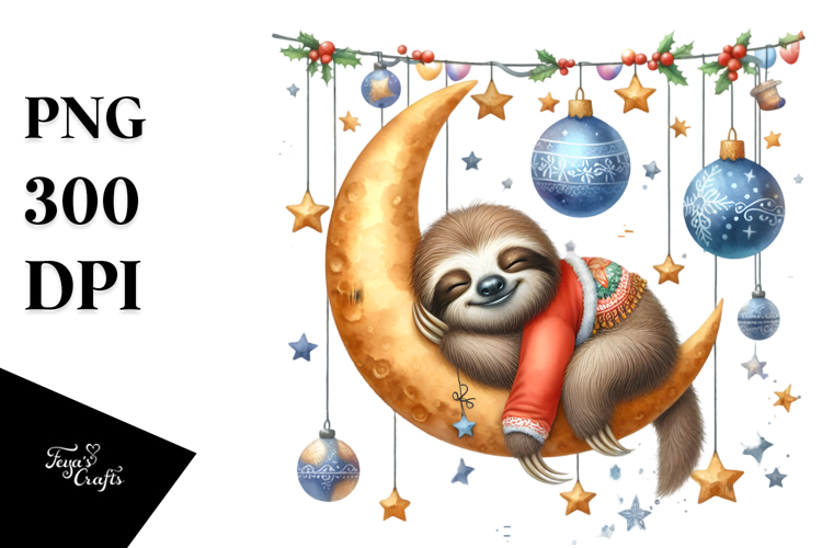 Sloth Clipart Image 9