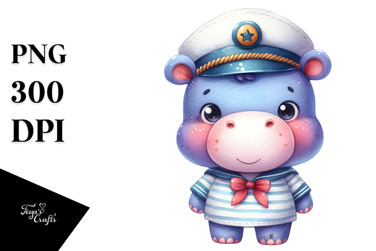 Hippo Clipart Image 10