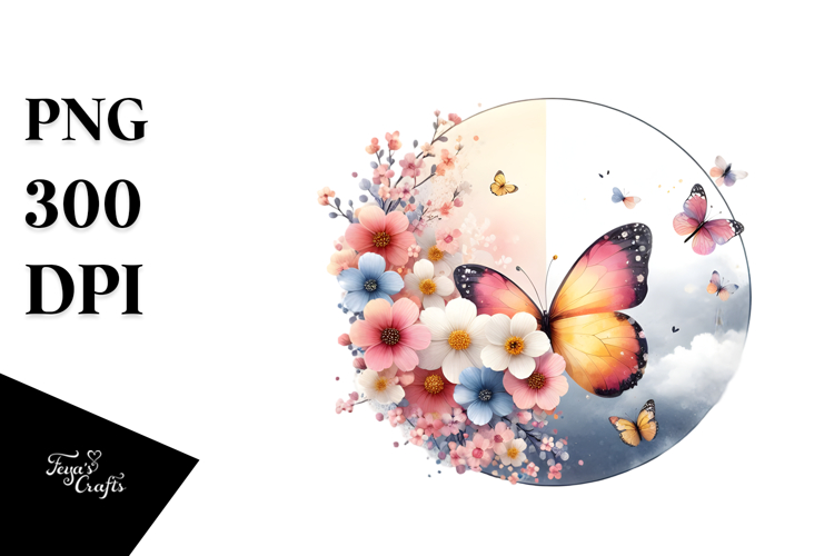 Cute Butterfly Clipart Image 24