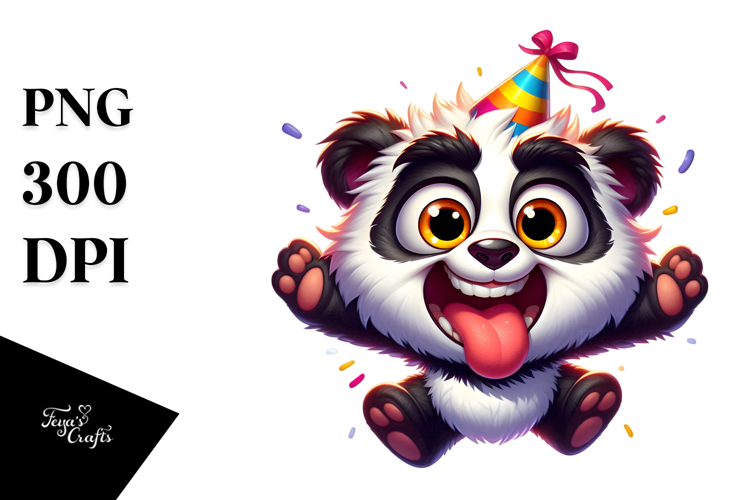 Silly Cartoon Panda, Trending Art