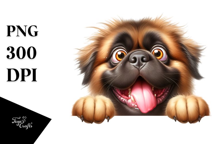 Enthusiastic Mastiff Sticker Clipart