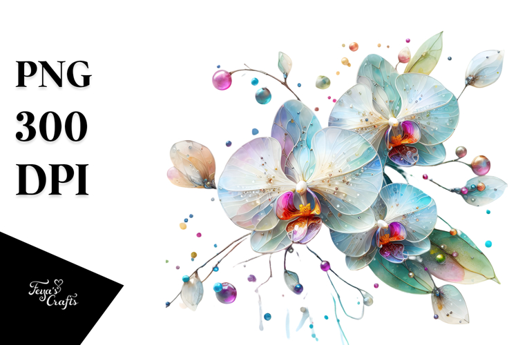Orchid Clipart Image 17