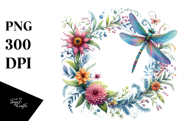 Dragonfly Clipart Image 10