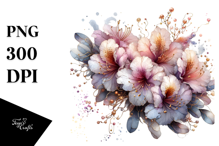 Glossy Rhododendron PNG