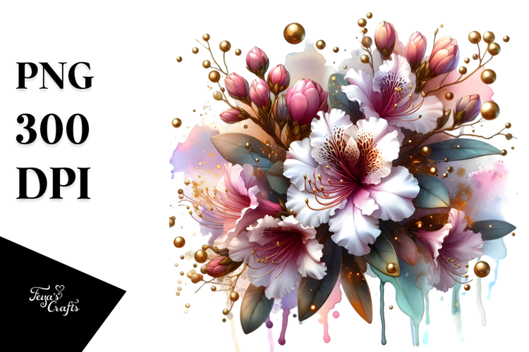 Glossy Rhododendron PNG