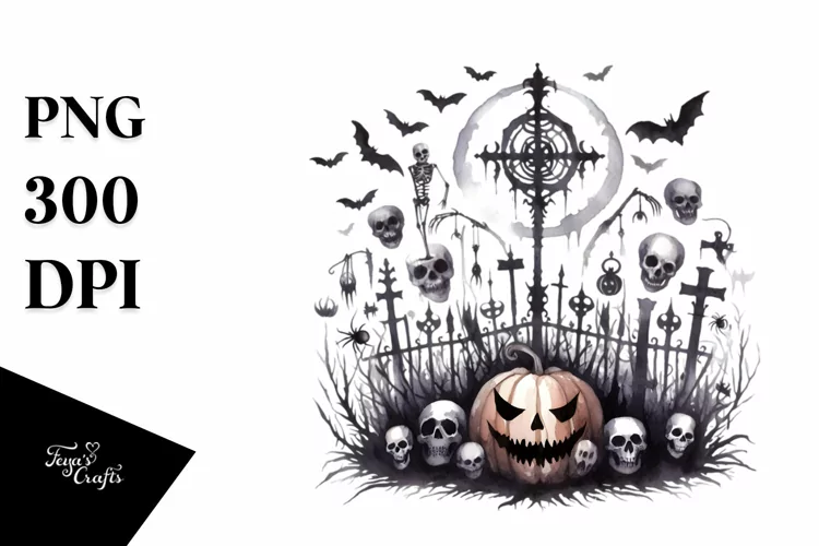 Simple Halloween Macabre Clipart