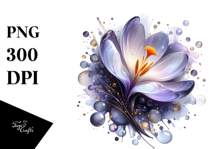 Abstract Crocus PNG