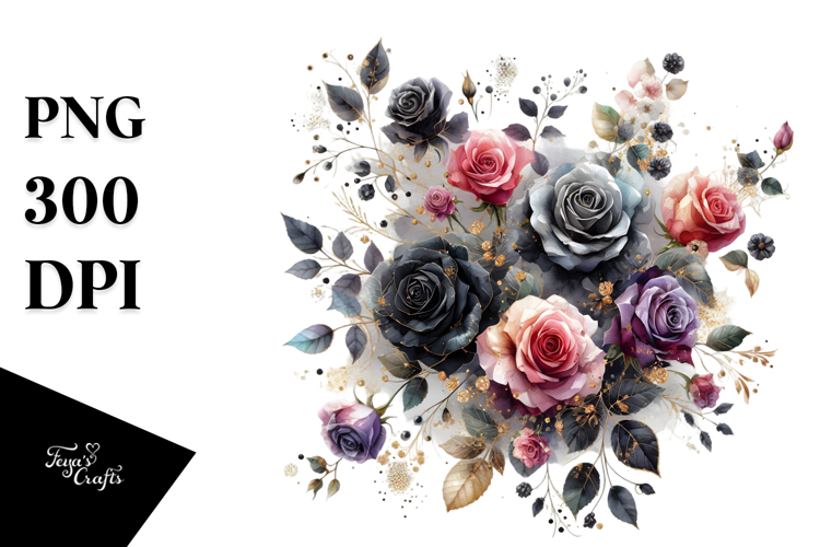 Colorful Wild Flowers PNG