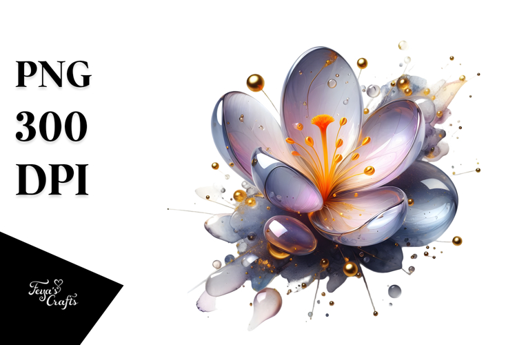 Abstract Crocus PNG