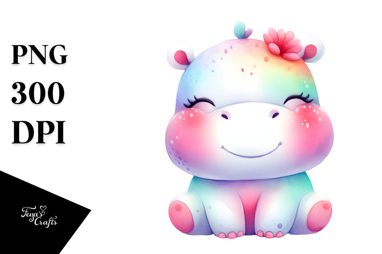 Hippo Clipart Image 6