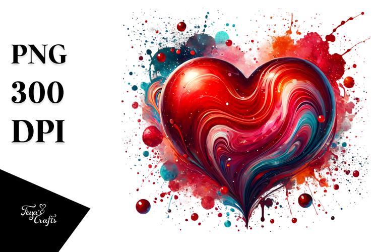 Red Heart Png Image 5