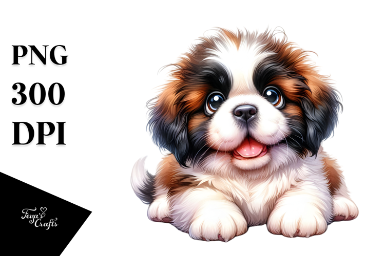 Crazy Saint Bernard PNG