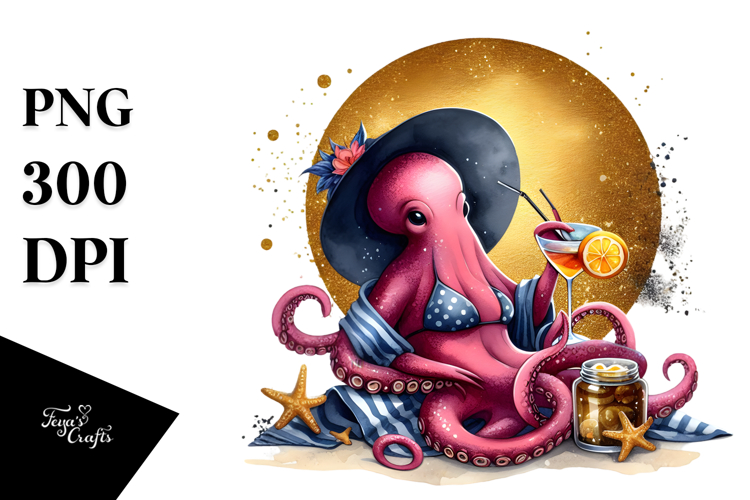 Octopus Clipart Image 8