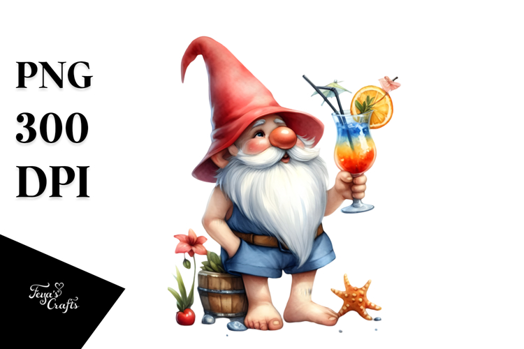 Watercolor Cocktail Clipart Image 23