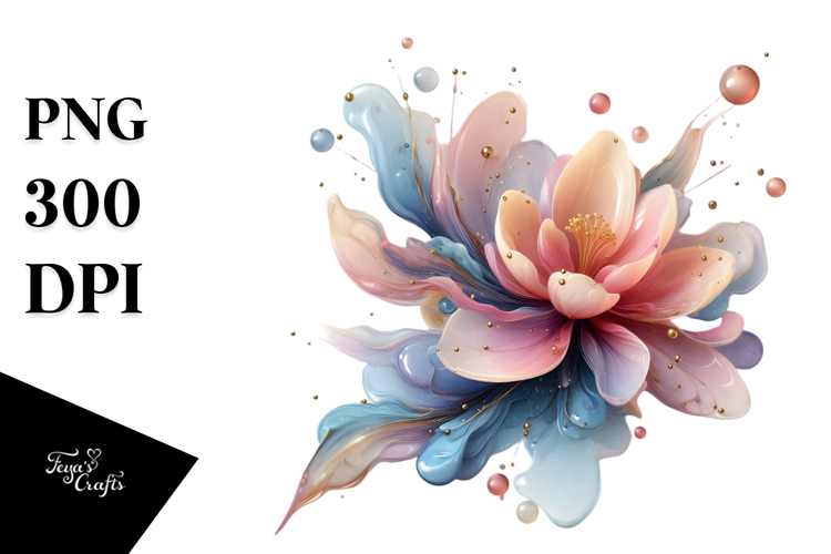 Flower Sticker Png Image 12