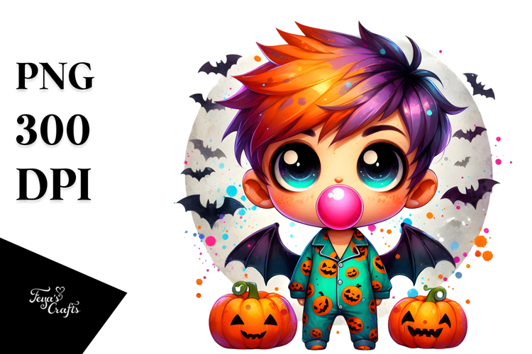 Mischievous Bat Boy PNG