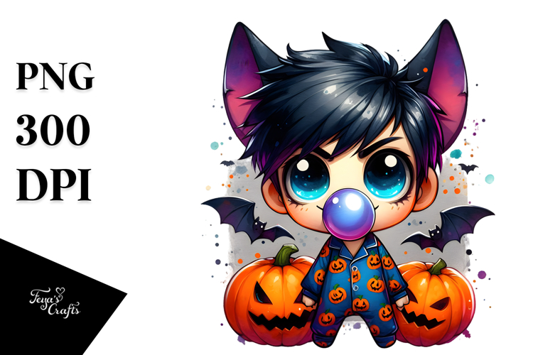 Mischievous Bat Boy PNG