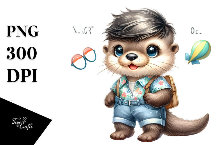 Otter Clipart Image 16