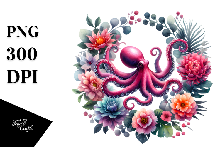 Octopus Clipart Image 8
