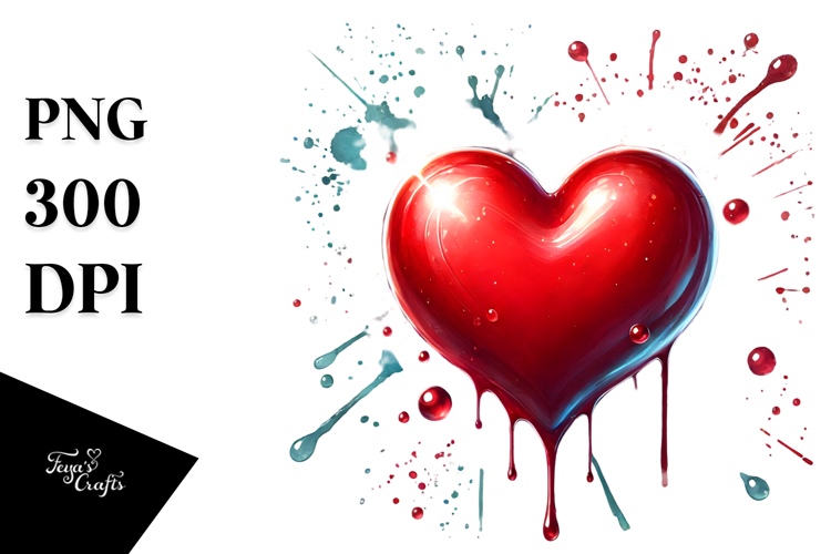 Red Heart Png Image 7