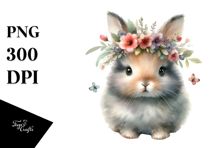 Adorned Baby Bunny
