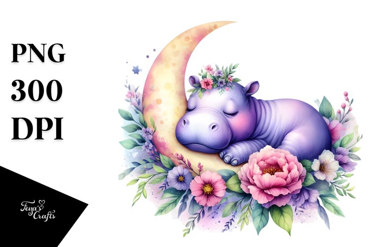 Cute Moon Clipart Image 13