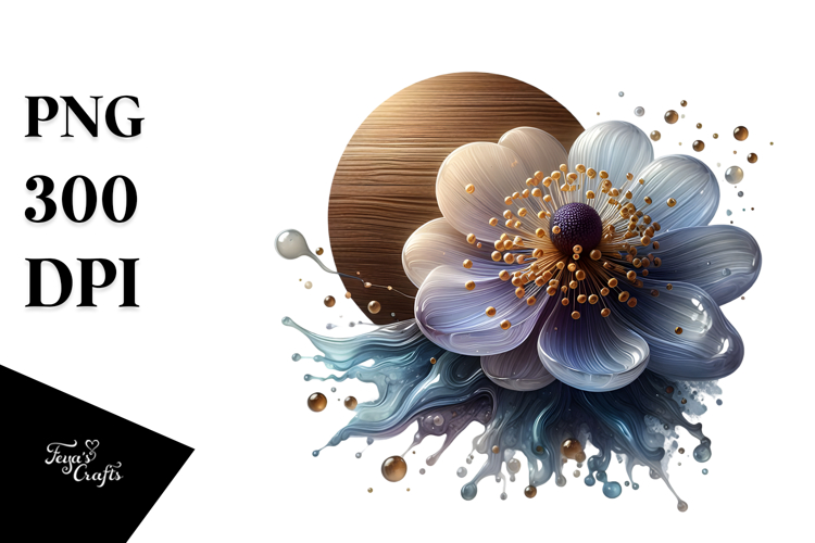 Abstract Anemone PNG
